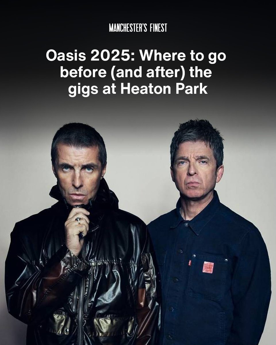 McrFinest's tweet image. Manchester’s prodigal sons return to their hometown together for the first time in 16 years tomorrow night, as they begin the first of their five shows at Heaton Park.
Whether you won the great Ticketmaster wars and got a ticket, or just want to experience the atmosphere,…