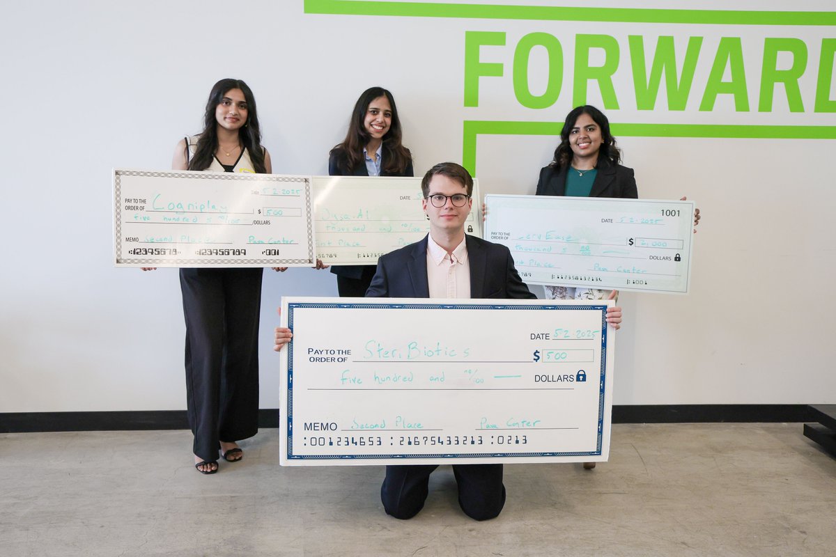 JHTechVentures's tweet image. 65+ student-led ventures completed the Pava Center's Kindling, Spark & Fuel accelerators, its largest cohort yet.
From AI cancer screening to inclusive gaming, these teams are building the future with
$100K+ awarded in non-dilutive funding.
Read more: buff.ly/76ZNlhy