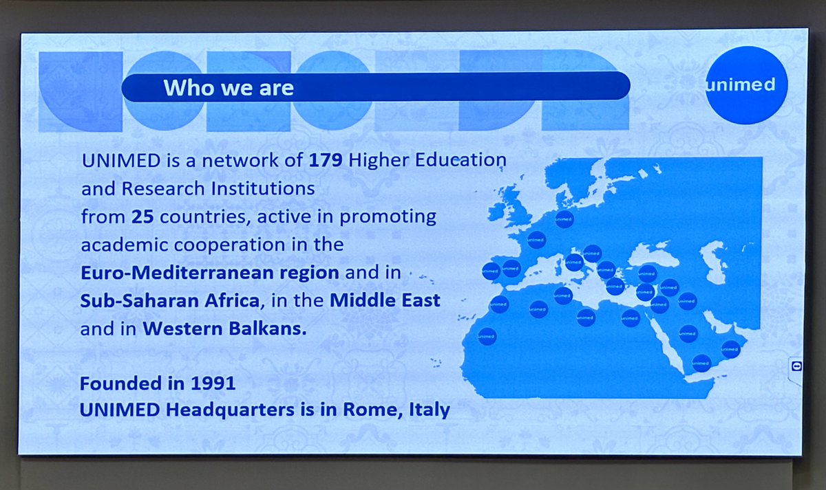 CanalUGR's tweet image. 📢 La UGR participa en la Asamblea General de la Unión de Universidades del Mediterráneo #UNIMED

Más de 150 representantes de universidades, instituciones internacionales y autoridades públicas han tratado temas como: cambio climático 🌍, #IA 🤖, empleabilidad juvenil...

ℹ️