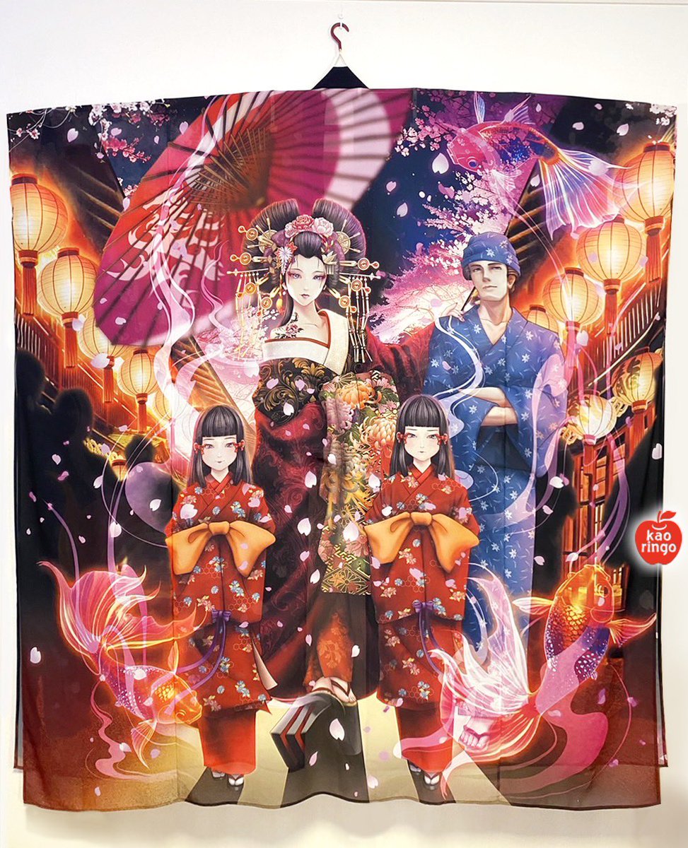 renreoyun's tweet photo. 🪡🧵お着物のご紹介👘　　

お客様からのご依頼で制作致しました　

#劇団章劇
#澤村紫龍　花形
#川越湯遊ランド
#小江戸座
#着物デザイン
#大衆演劇

2025.7.9 誕生日公演🎉🎂
花魁道中のお着物
お着物　羽織　巻帯　角帯　板枕
ストールの、６点セットになります
豪華で艶やかなお着物になりました🍎 https://t.co/TTDoGOXIQ7