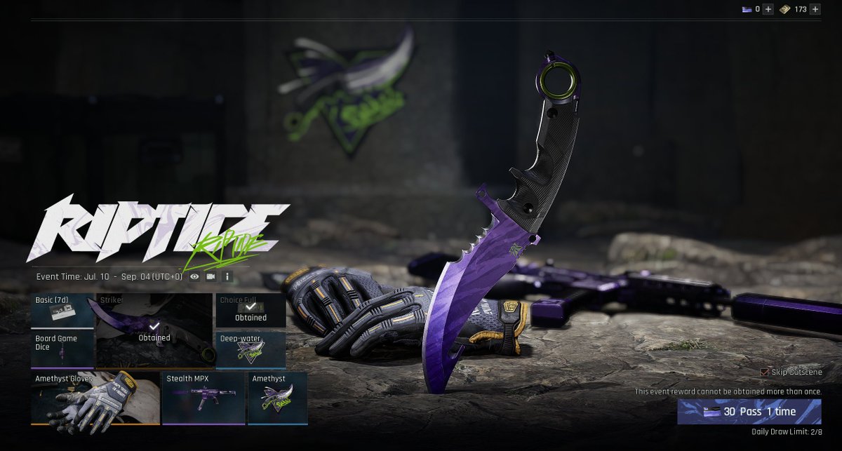 GL40LabsRaT's tweet image. Giving away the brand new Riptide Knife in @ArenaBreakoutPC !
Wanting to give back to the community because you all have been showing so much love!
All you have to do is..
-Like
-Follow
-Retweet this post
Goodluck Everyone! 
Will chose a winner on 7/15/25