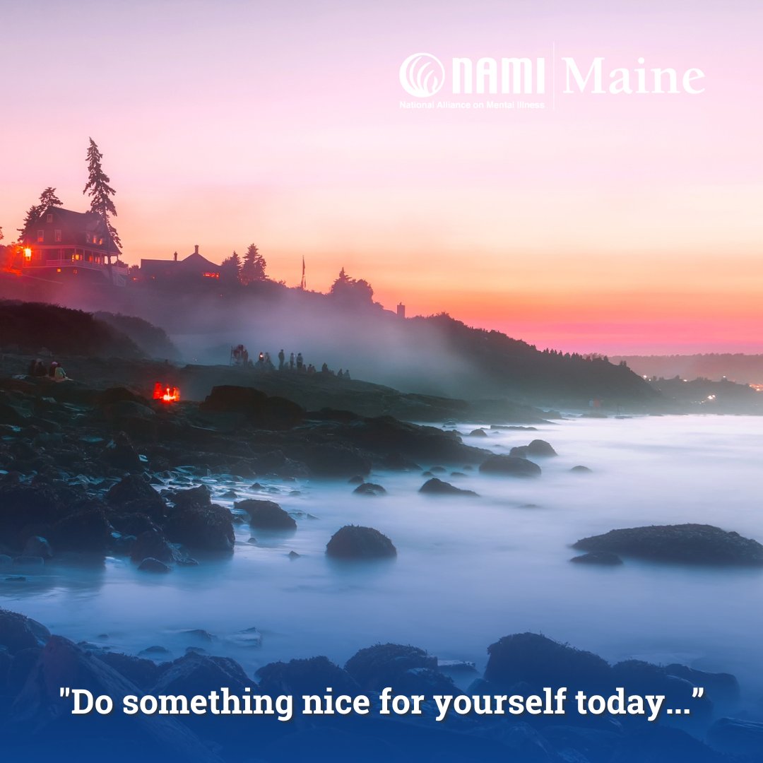 namimaine's tweet image. July is here! The longer days in Maine can sometimes disrupt sleep patterns. Adequate sleep is vital for mental health. 

For more tips on managing your well-being, visit NAMIMaine.org. 

#SleepHygiene #MentalWellness #MaineLife #NAMIMaine