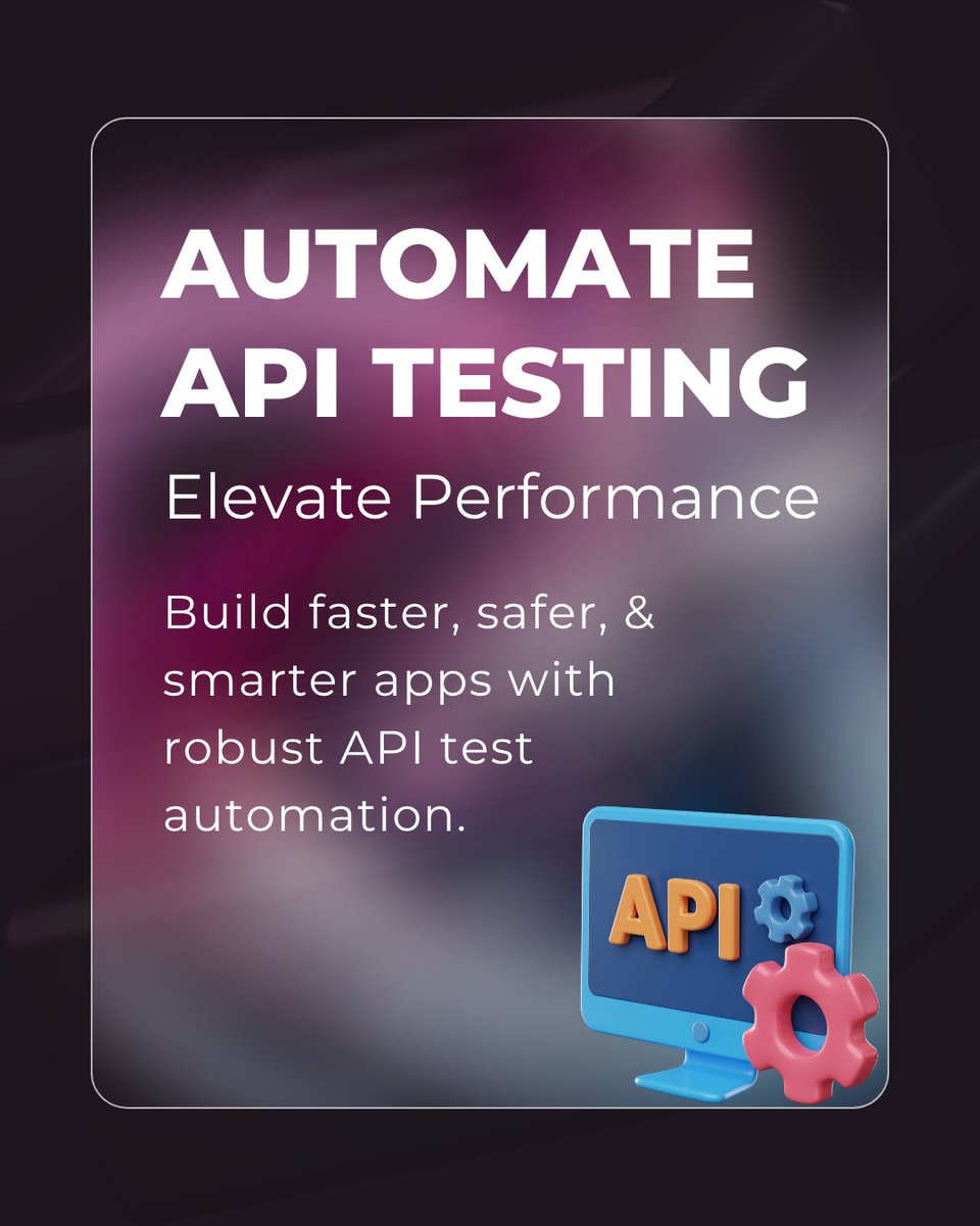 Build faster, safer, and smarter apps with BugRaptors’ robust API test automation!

From functional testing to CI/CD-ready automation — we’ve got you covered.

Let’s elevate your app performance.
bugraptors.com

#APITesting #BugRaptors #TestAutomation #QA #DevOps