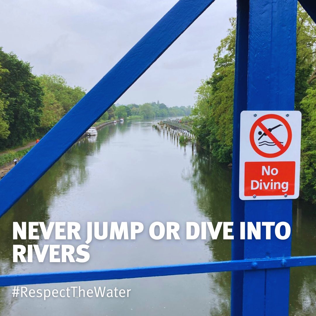 EnvAgency's tweet image. 16% of child accidental drownings on inland waters are from jumping and diving in.
Make sure your child knows what to do if they get into trouble in water during the hot weather this weekend.
Remind them to follow safety signage and #FloatToLive if they get into difficulty.