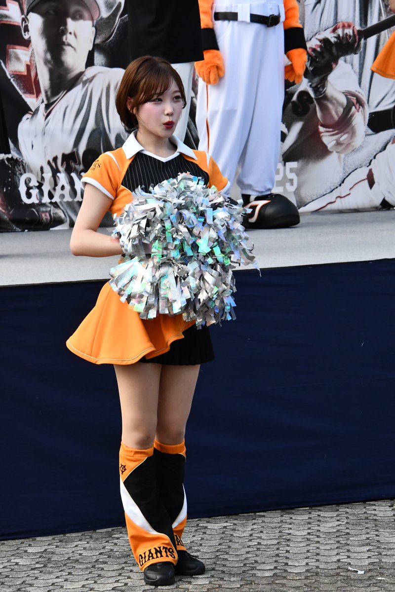 さくちゃん　ファットバーンスパッツL 一昨日のヤマリョースタジアム山形 Gスクエア #Venus #松崎さや 可愛い