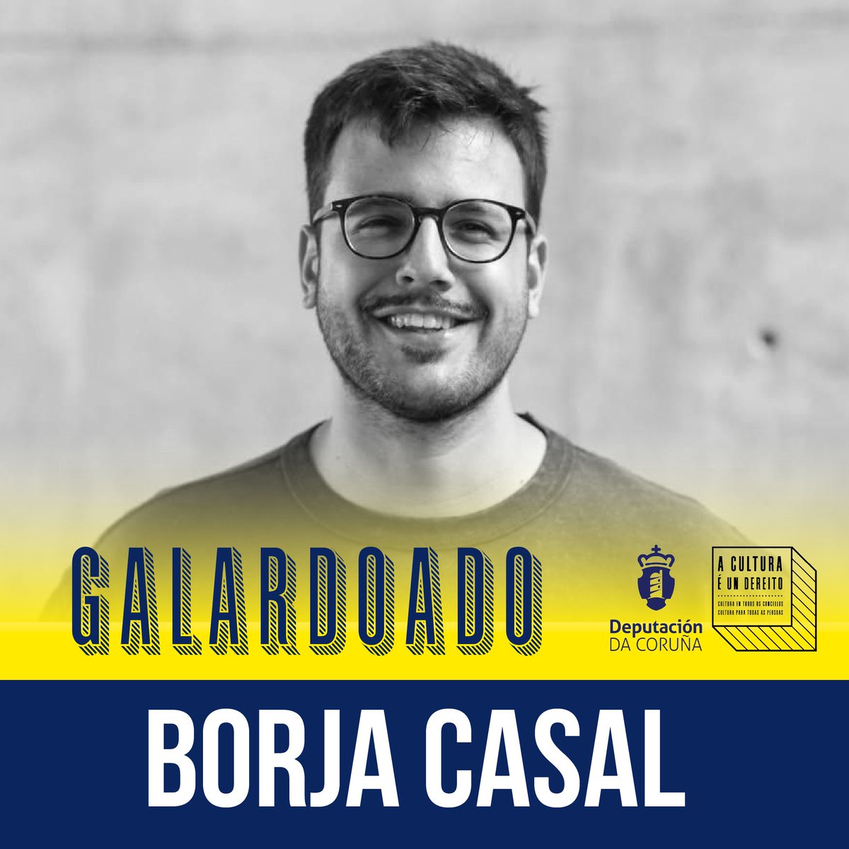 <a href="/MargaLedo/">Margarita Ledo Andión</a> 📽️ Borja Casal: Premio a mellor guión documental por Todo pode esperar.

Cada premiadx recibe 6.500 € como recoñecemento ao seu talento e compromiso coa cultura galega.

🌊 Un paso máis cara a un audiovisual galego forte, con identidade e recoñecemento internacional.