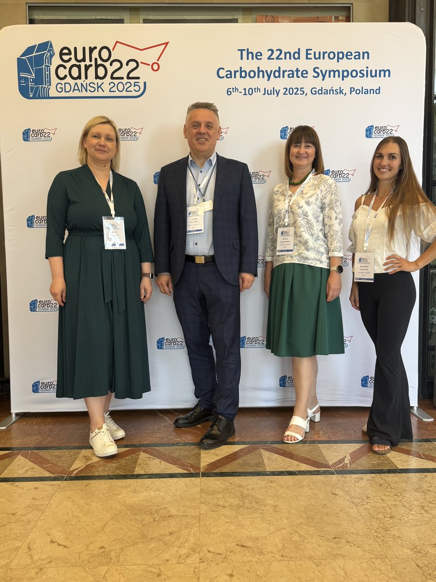 Don't forget to snap a pic at the Eurocarb22 wall! 📸
Collect the moment with your group – these memories are worth keeping! 💙
#Eurocarb22 #ScienceAndFriends #CarbohydrateChemistry