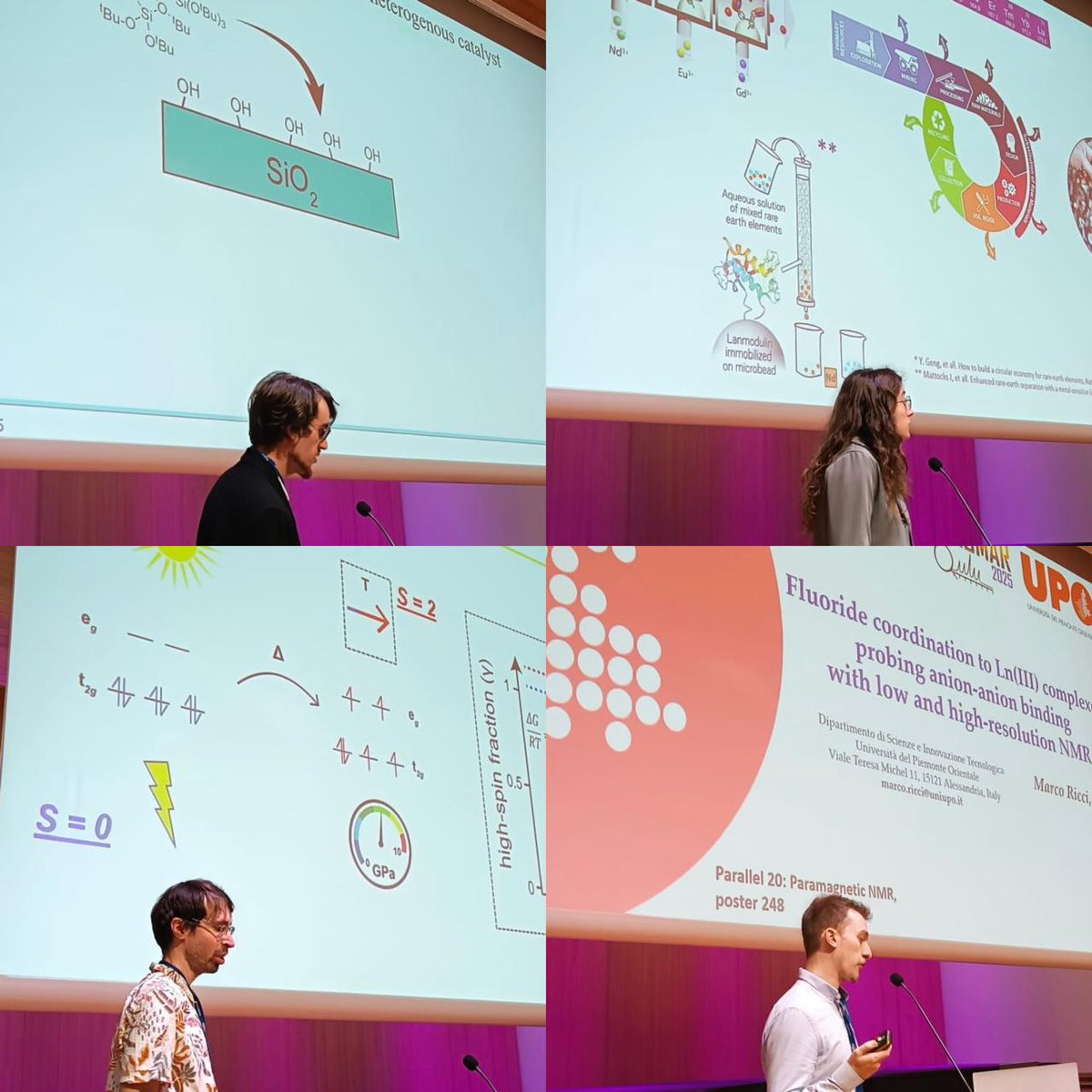 Parallel Session 20: Final Day Paramagnetic NMR  Big shoutout to Parallel speakers- Guido Pintacuda and Daniel Häussinger Oral talk by Andrew J Pell and Yao Fu and Four flash talk speakers for presenting their work  #EUROMAR2025 conference ! #EUROMAR #NMR #MRI #EPR #ESR