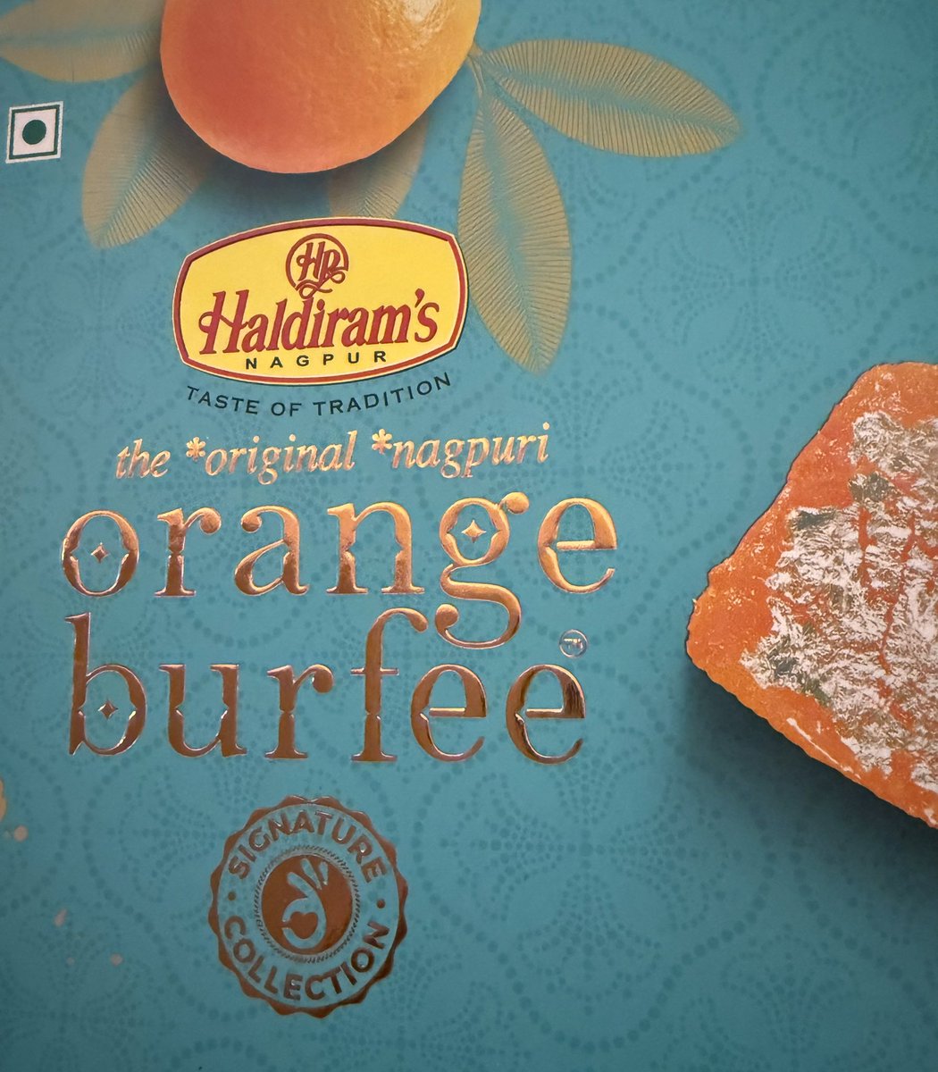 Truly extraordinary … the amazing “Orange Barfi” <a href="/NagpurHaldirams/">Haldirams</a> is simply out of the world .. you haven’t tried it yet - you’ve missed out !! Put it on any food list you may have …
