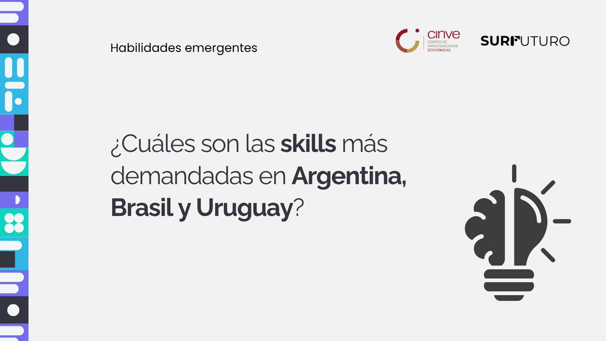 ¿Las megatendencias están cambiando no solo QUÉ empleos existen, sino QUÉ habilidades necesitamos para conseguirlos.

Un análisis de ofertas laborales en Argentina, Brasil y Uruguay revela datos sorprendente sobre las competencias más demandadas 🧵👇