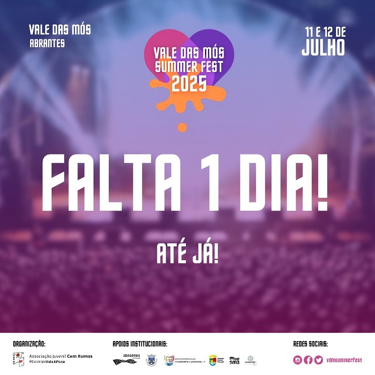 Falta 1 diaaaaaaa 🤪

Já tens tudo preparado? 

#EsteValeValeAPena