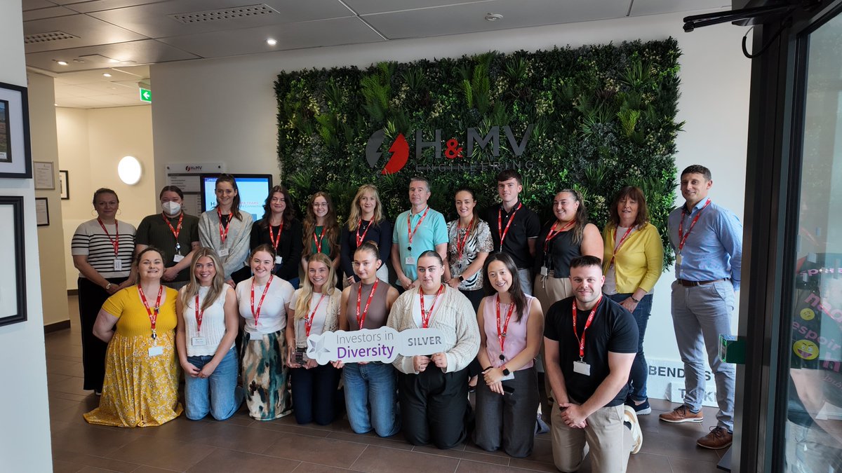 We're thrilled to announce that H&amp;MV Engineering Ireland has been honored with the Silver Award from the Irish Centre for Diversity. This significant achievement reflects our commitment to fostering an inclusive workplace, and we are incredibly proud of this recognition