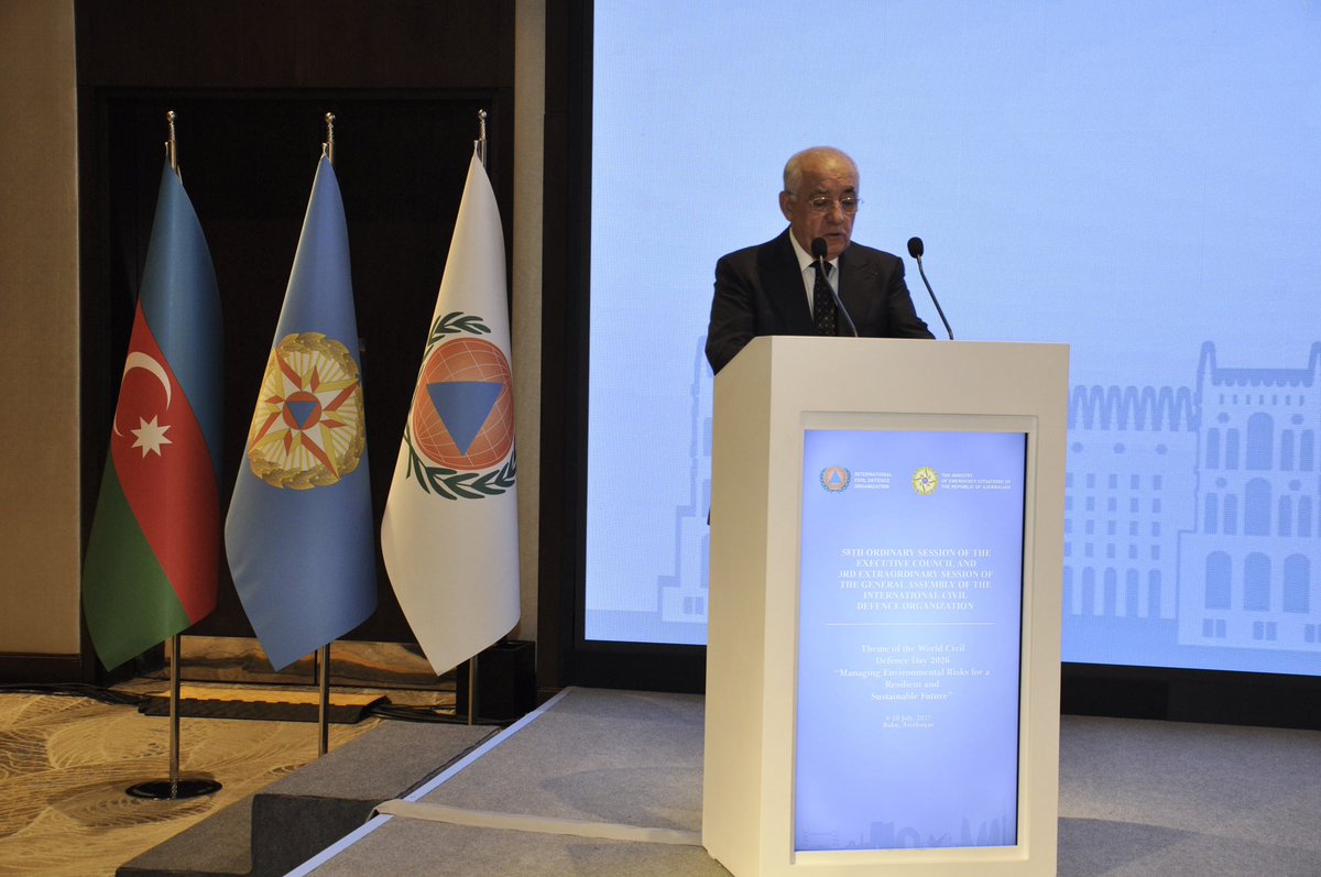 azerbaycanfhn's tweet photo. Azərbaycan FHN-in əməkdaşı Beynəlxalq Mülki Müdafiə Təşkilatının Baş katibi seçilib.
Daha ətraflı ➡️ https://t.co/gC37i3uPPH
#fhn #azerbaycanfhn #fövqəladəhallarnazirliyi #xilasetmə #mülkimüdafiə #icdo #civildefence #internationalcivildefence https://t.co/597hUIPQhN