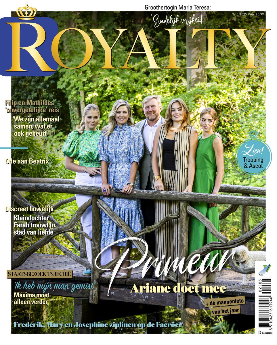 NIEUWE EDITIE! 
Fotosessie en Navo-top
Staatsbezoek aan Chili
Familie uitje in Parma
Op stap met Noors en Deens koningspaar in Spitsbergen en Føroyar 
Feest in Luxemburg 
De stijl van Maria Teresa 
En veel meer. In de winkel, online en op weg naar abonnees
