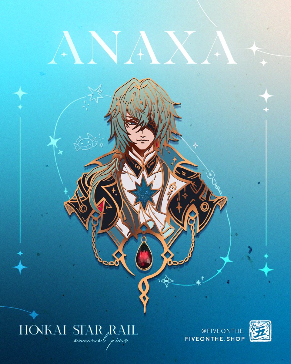 fiveonthe's tweet image. 🦕📘 Professor Anaxa enamel pin design! (/ー ̄;)✨
#honkaistarrail #anaxa