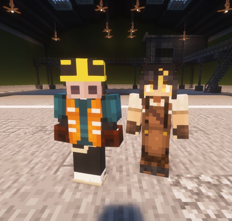 SirenSMPs's tweet image. Builder Duggy and Builder kaiji on site getting some of the finishing touches on the city!~

Don&apos;t forget applications are still open! 

AdlerheinSMP