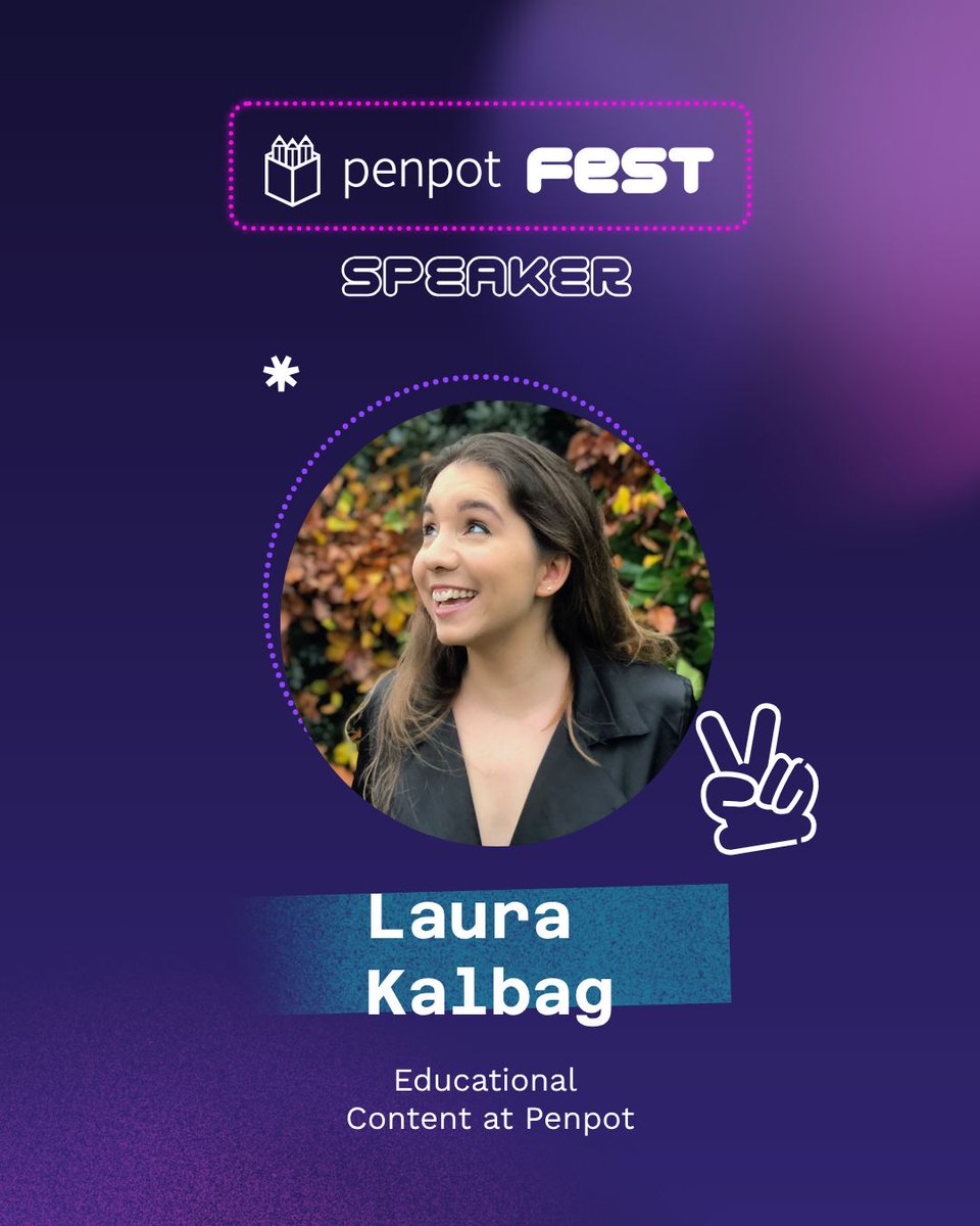 penpotapp's tweet image. We continue confirming speakers for Penpot Fest 2025🎉: @LauraKalbag , Educational Contents at Penpot
Get your ticket and don’t miss the friendliest event that brings design, code, and open source together!
penpot.app/penpotfest