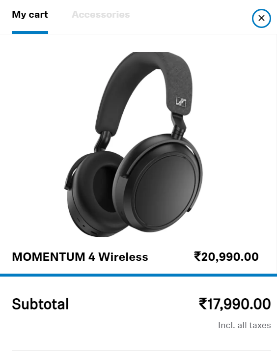 Nimish And Akriti (@nimishandakriti) on Twitter photo And this is hands-down the best deal for Bluetooth headphones available anywhere right now - the <a href="/Sennheiser/">Sennheiser</a> Momentum 4 for Rs 17990!
sennheiser-hearing.com/en-IN/p/moment… And this is hands-down the best deal for Bluetooth headphones available anywhere right now - the <a href="/Sennheiser/">Sennheiser</a> Momentum 4 for Rs 17990!
sennheiser-hearing.com/en-IN/p/moment…