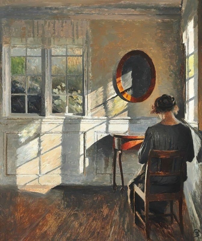 🎨Peter Vilhelm Ilsted (Danish, 1861–1933)
Sunshine, 1909
