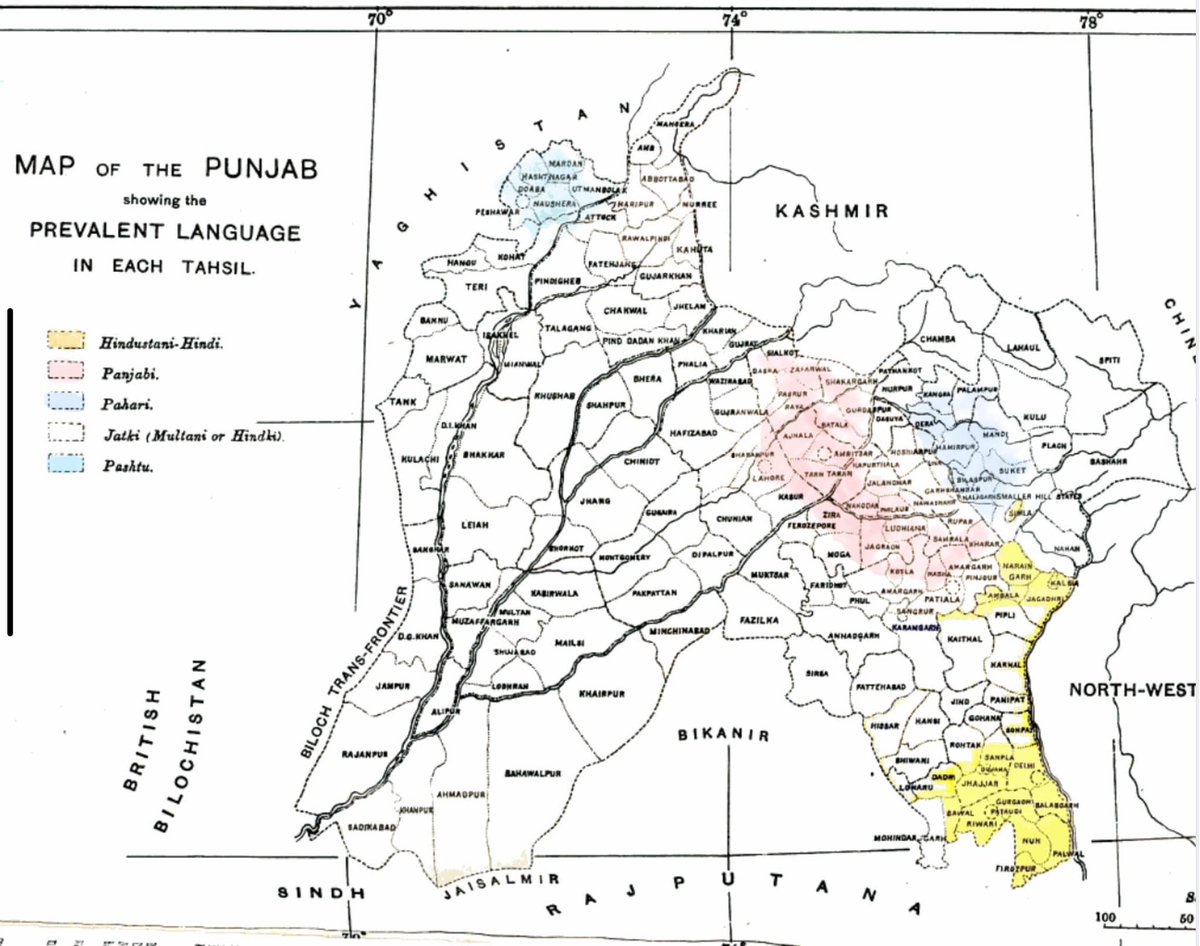 BlueBlistering's tweet image. Jatki was considered to be the language of the Jats and was spoken across North India, especially in Jat dominated regions with minor vernacular variations. It was known for its rich literary tradition, its emphasis on sacrifice and social values, and its role as a voice of…