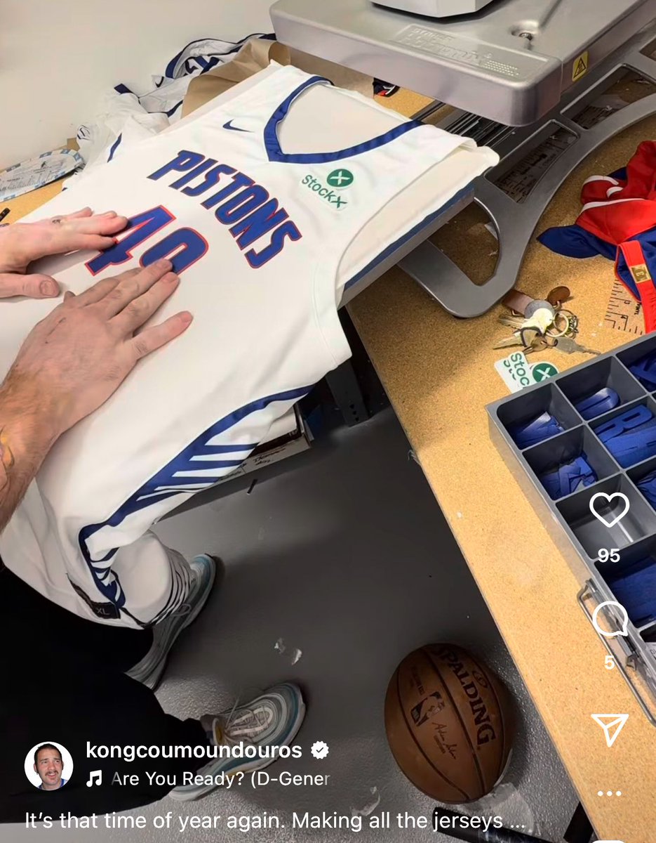 PistonsUniforms's tweet image. Pistons 2025 Summer League uniforms, via @pistons_eq_man on IG: