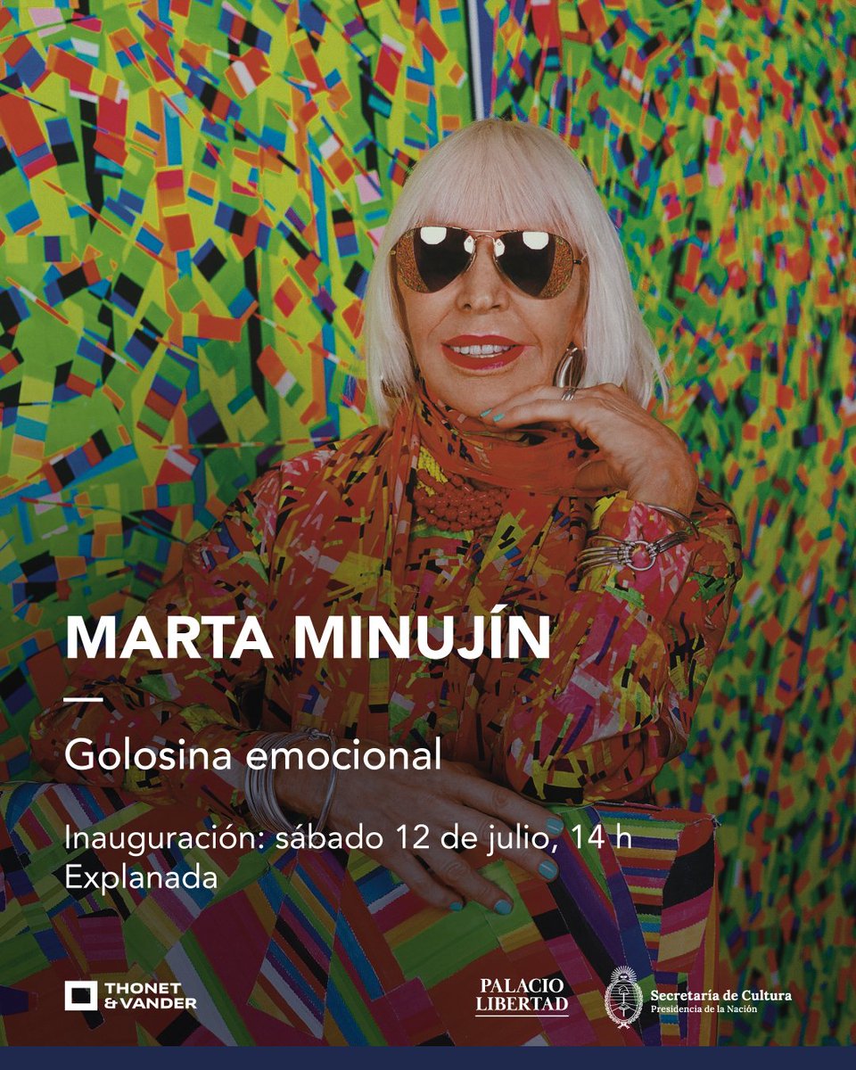 Palacio Libertad (@libertadpalacio) on Twitter photo 🍭 Junto a <a href="/martaminujin/">Marta Minujin</a> inauguramos "Golosina emocional" en la Explanada del centro cultural 💫
Una monumental obra inflable que interpela los sentidos y promueve una interacción lúdica y onírica.
Visitala de lunes a domingos, de 14 a 20 h, hasta el 3 de agosto. 🍭 Junto a <a href="/martaminujin/">Marta Minujin</a> inauguramos "Golosina emocional" en la Explanada del centro cultural 💫
Una monumental obra inflable que interpela los sentidos y promueve una interacción lúdica y onírica.
Visitala de lunes a domingos, de 14 a 20 h, hasta el 3 de agosto.
