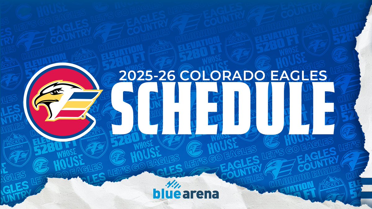 ColoradoEagles's tweet image. A better look at the schedule! Which series are you most excited for????
#EaglesCountry