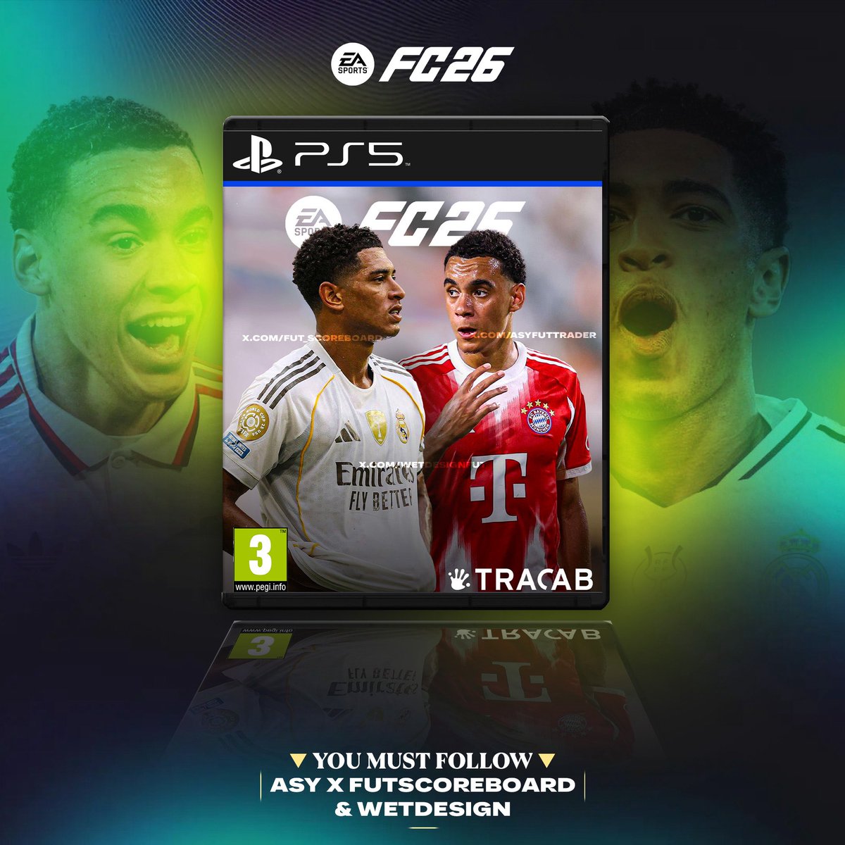 🚨MUSIALA &amp; BELLINGHAM ARE THE FC26 COVER STARS🚨

16th of July ⏳
