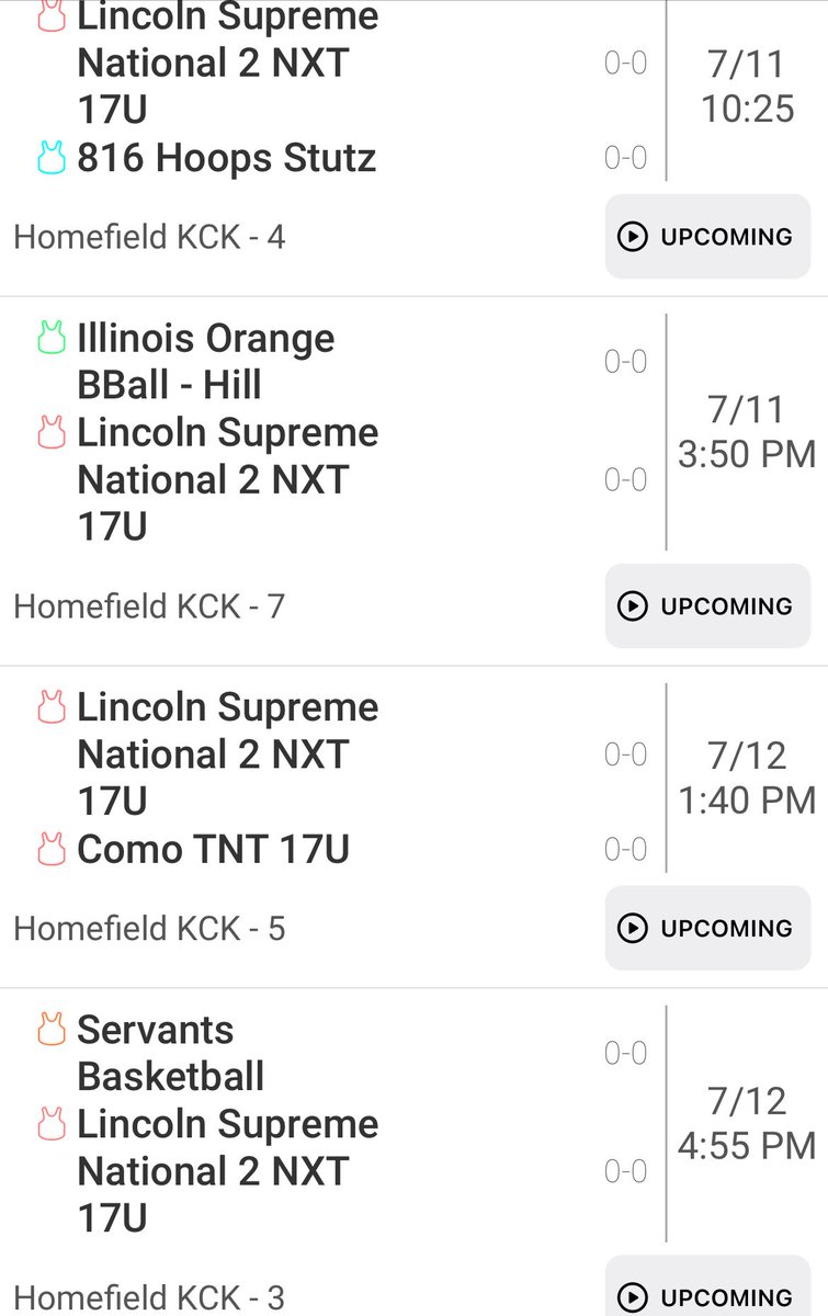 (Updated) Hardwood Events Schedule for this weekend!