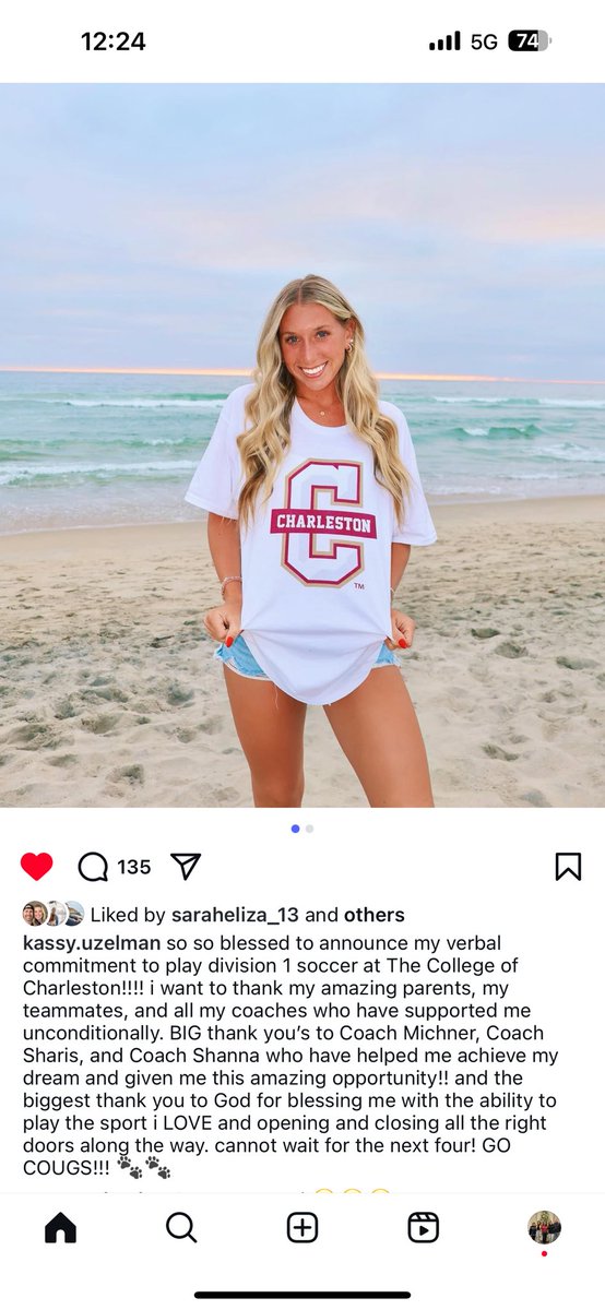 Congrats <a href="/Kassy_Uzelman/">Kassy Uzelman: NCAA ID 2403230492</a> 🙌 We are so proud of you!!💥