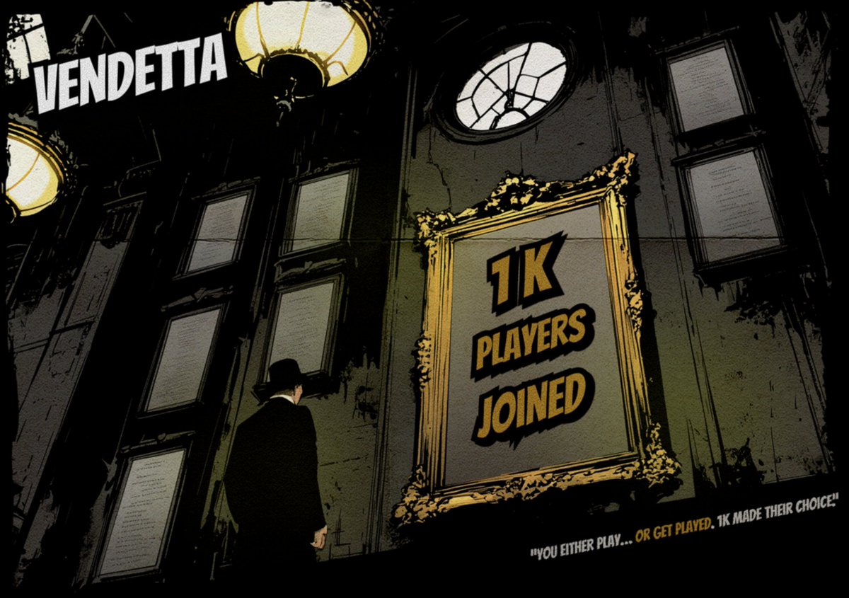 TheVendettaGame's tweet image. 1,000+ gangsters are already in!

The streets are getting crowded. Turf wars are heating up.🔥