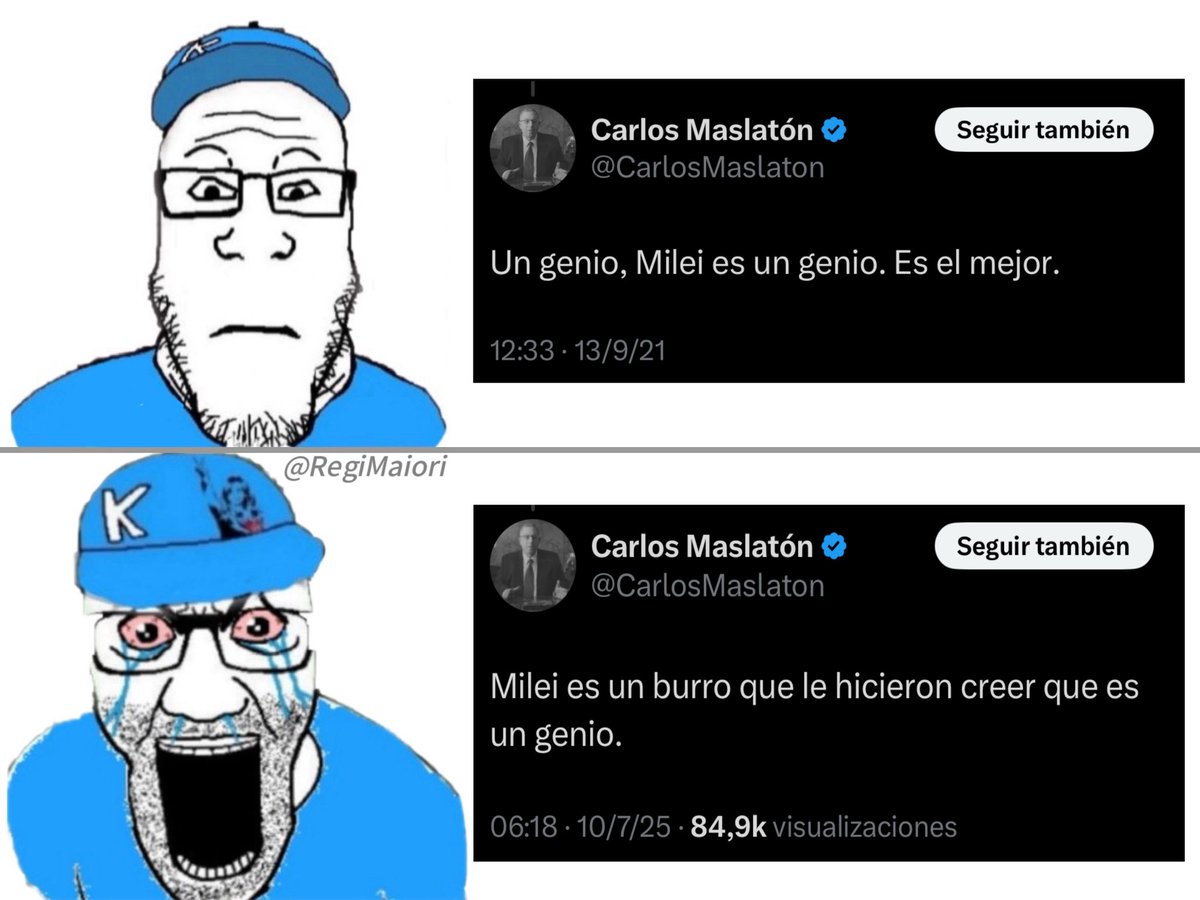 Cuando chupaba japi para intentar pegar un cargo  //  Después que le pegaron una patada en el orto por gordo chanta.