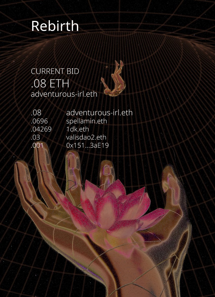 2 hours left and we have a new top bid! ❤️