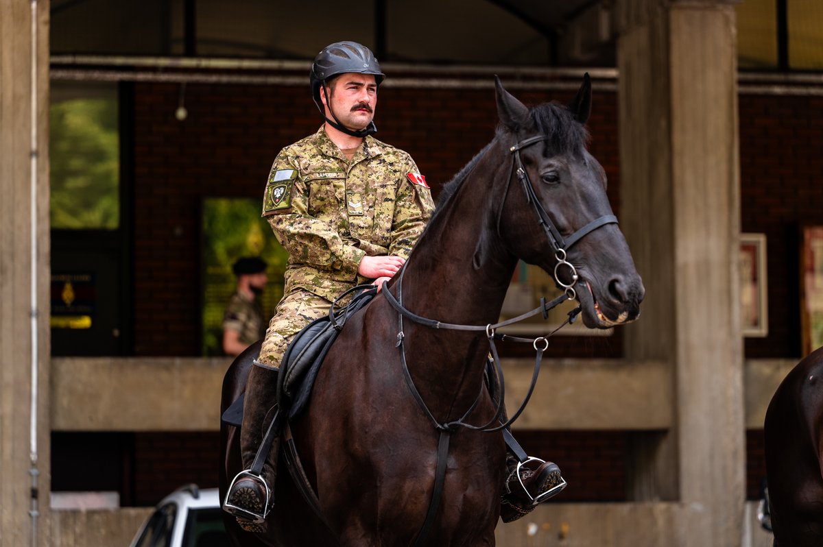 CanadianArmy's tweet photo. For the 3rd time in history, a non-UK unit will mount the King’s Life Guard. From July 11–21, Canada’s own Lord Strathcona’s Horse (Royal Canadians), will stand guard in London, coincidentally marking 125 years of service. 

#LdSHRC #KingsLifeGuard https://t.co/0Cxb2CzC4D