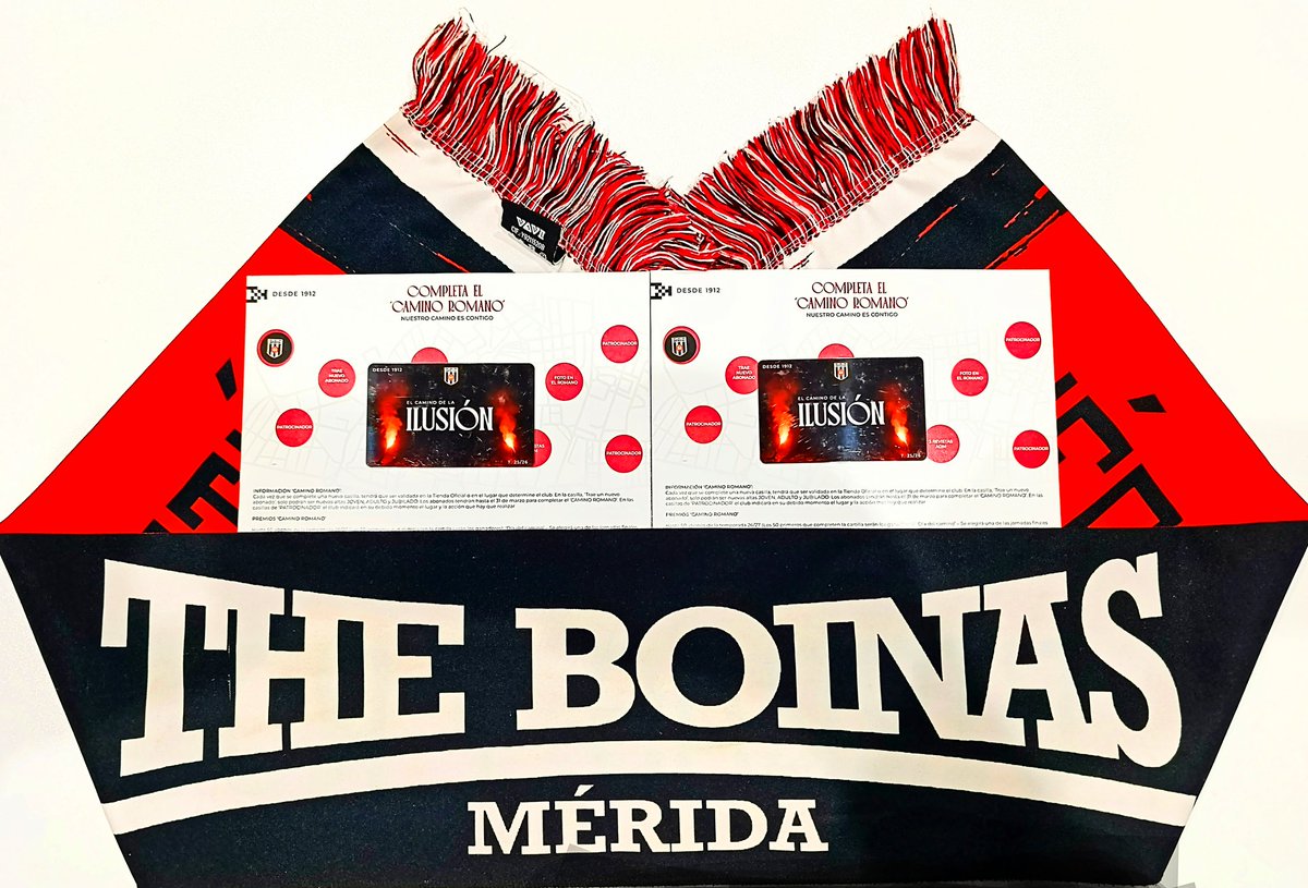 "VIVE CON LA PASIÓN DE UN NIÑO, CON LA SABIDURÍA DE UN ADULTO 
       ¡Y SIEMPRE CON ILUSIÓN!"

      El Camino de la Ilusión 🏳️🏴

      🔥¡Vamos a por la 25/26!🔥

<a href="/Merida_AD/">A.D. Mérida</a>