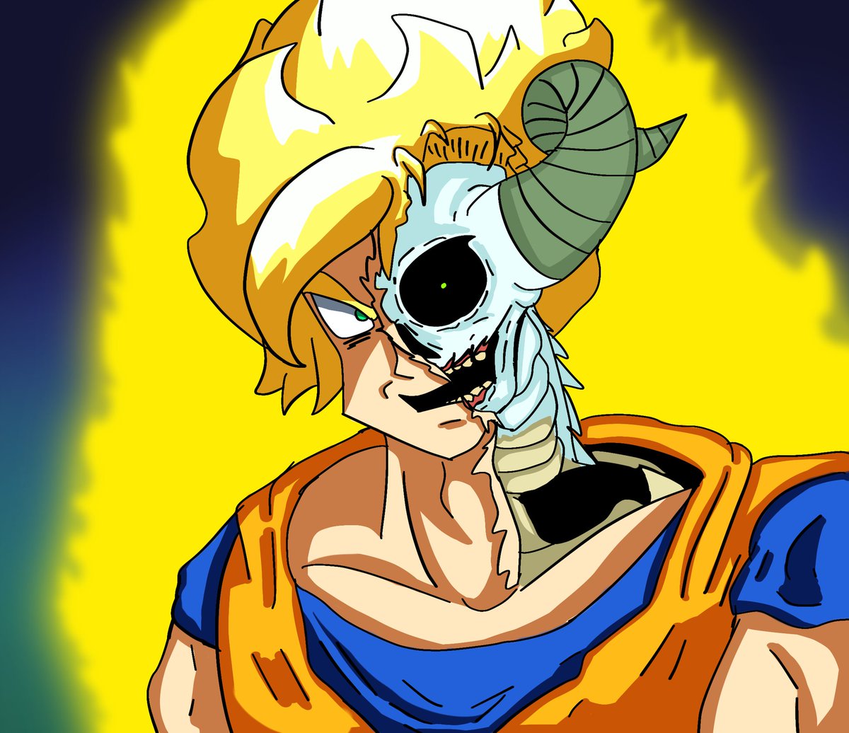 P0lIsPersonal's tweet image. Goku art
