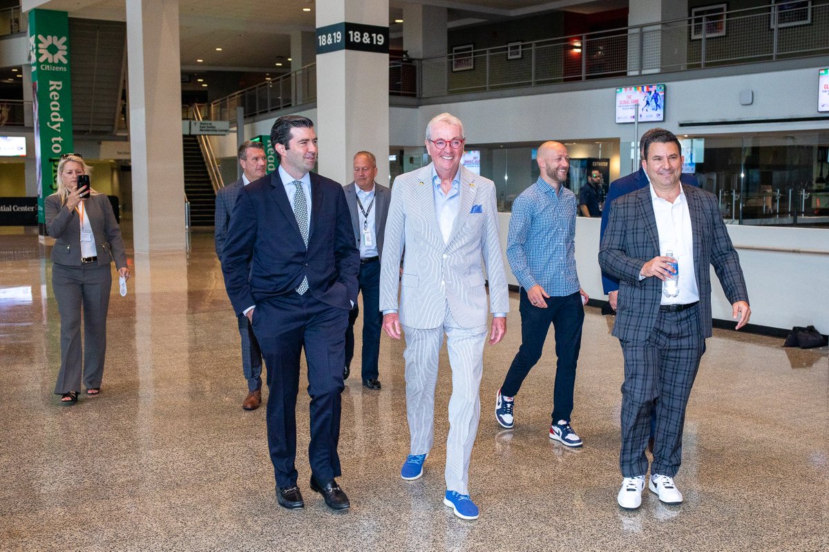 This morning, I joined soccer and tech industry leaders at <a href="/PruCenter/">Prudential Center</a> to discuss the future of sports and entertainment in the Garden State.

With the help of the <a href="/NewJerseyEDA/">New Jersey EDA</a> and other partners, New Jersey is becoming the premier destination for global events – including the
