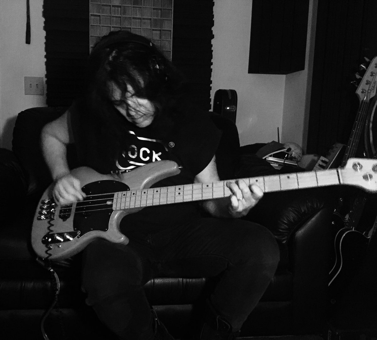 #TBT - SAINTinLA circa late 2017, playing bass on either “Storm” or “Road To Rosario” 🎸 ⚜️