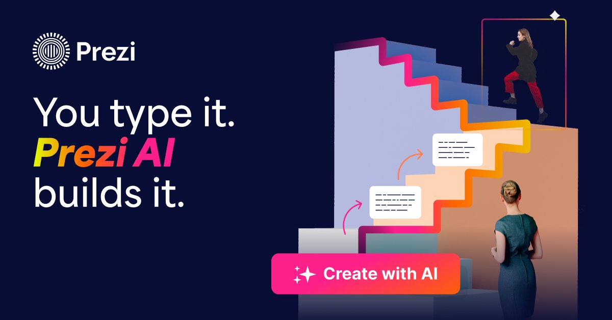 Say goodbye to boring slides! 👋

With Prezi AI, create stunning presentations from a simple prompt in seconds.

Design, content, visuals: all done for you. ✅

Read the full guide here: prez.is/0y6j09j/

#PreziAI #PreziPresentations