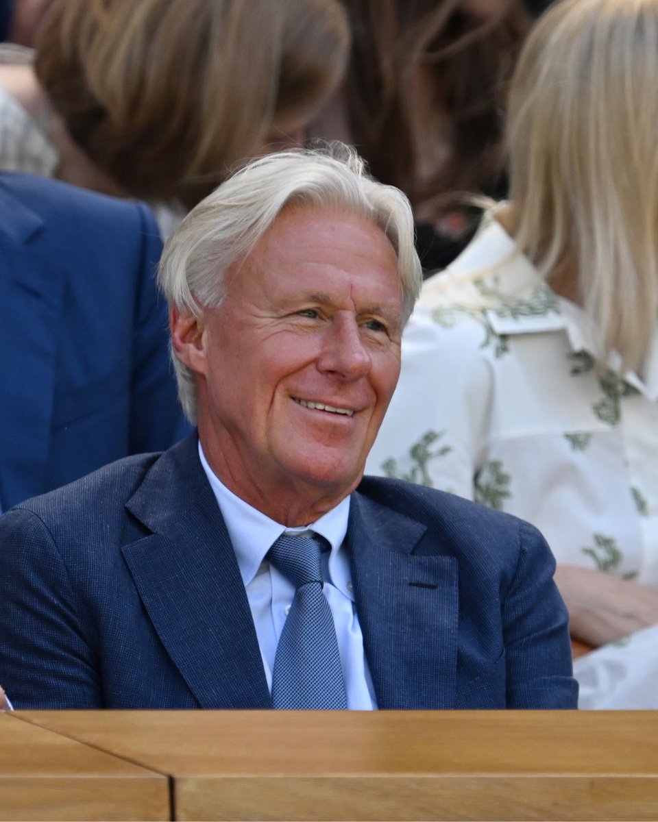 LaverCup's tweet image. Former Team Europe Captain, Bjorn Borg spotted in the Royal Box at @Wimbledon 🌱
