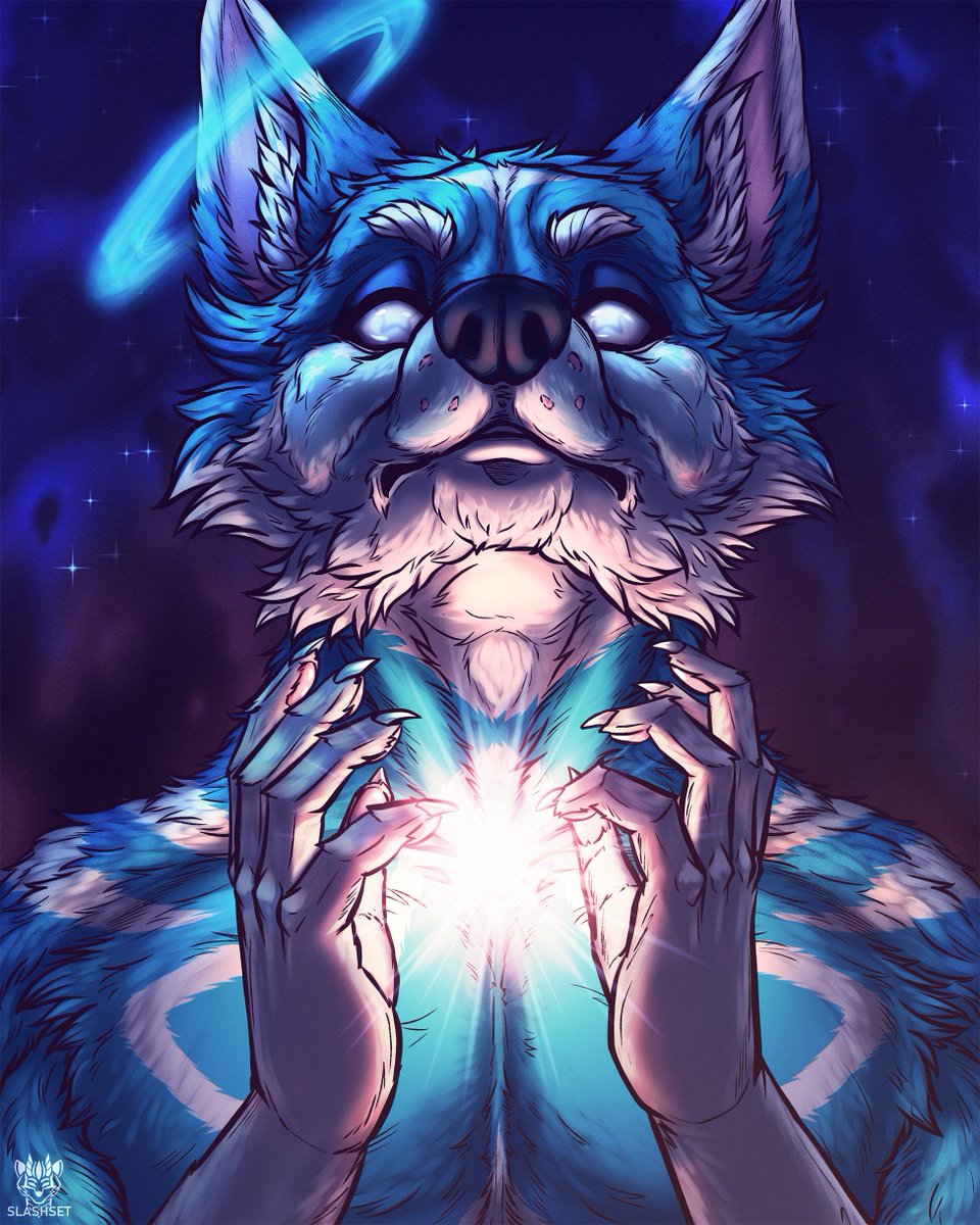 ✨"Let the stars shine into the sky"🌟

Comm for Luky, had so much fun and enjoyement on this art. 😊