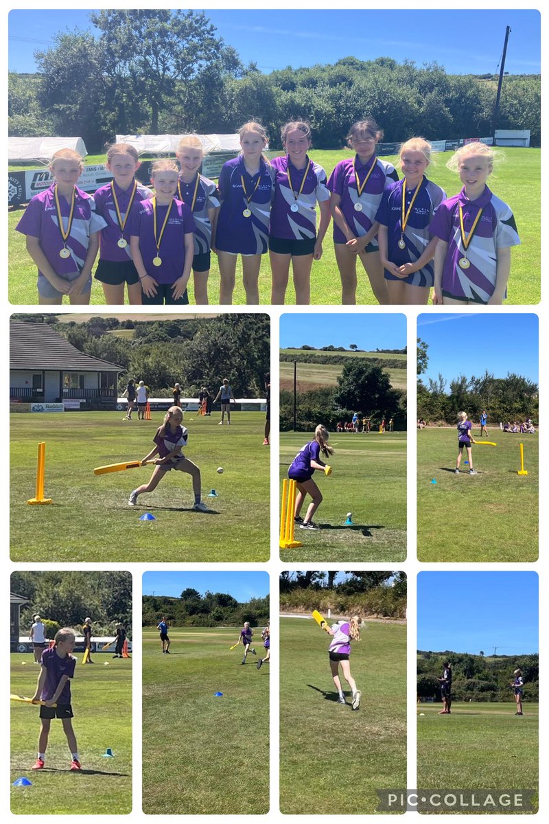 Wonderful sunshine for the last sports event of the year, Year 6 Girls <a href="/CornwallCricket/">Cornwall Cricket</a> County Final. Finished with a flourish coming runners up and a well deserved ice cream to celebrate. #teamwork #talent #proud