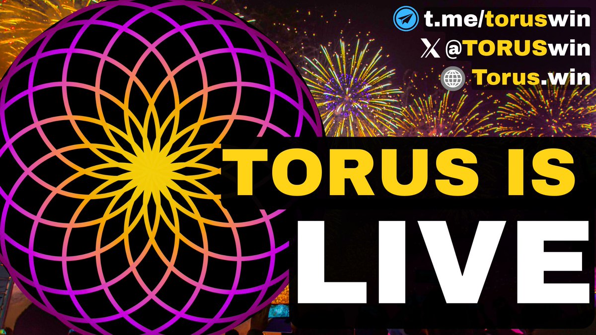 CRYPTOGRFX's tweet image. 🚨IT IS OFFICIAL - TORUS IS LIVE 🚨
 
This is the Official statement that the Torus.win Dapp is live and active on Mainnet Ethereum. Please only get your information from this account and cross reference with the statement made on @TORUSwin here on X. 
 
Official…