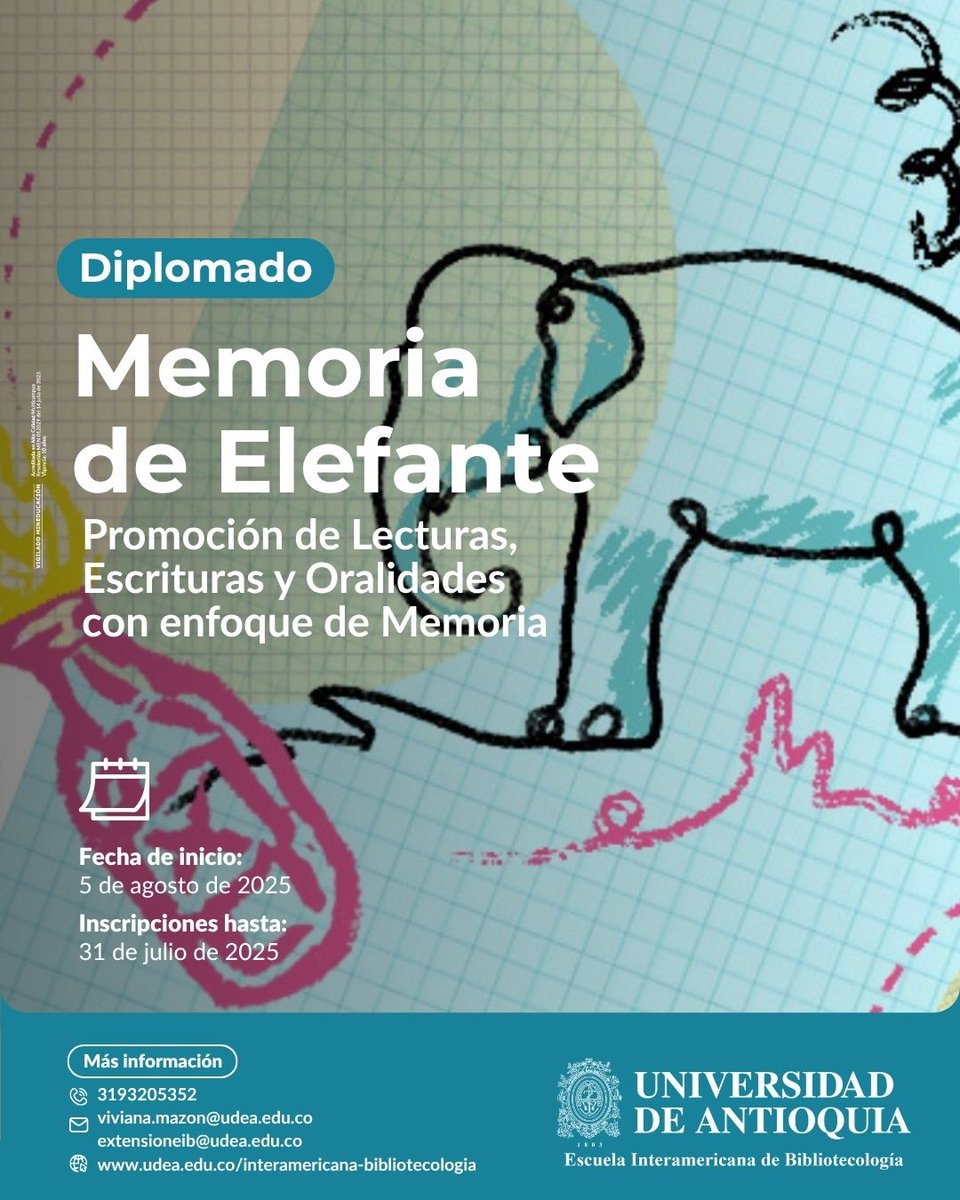 Escuela Interamericana de Bibliotecología UdeA tweet media