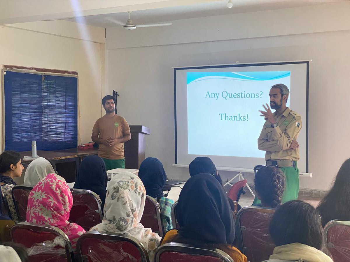 WildlifeBoard's tweet image. Learning beyond classrooms! IWMB's awareness session at Trail 5 with Reader College students &amp;amp; faculty explored Margallah Hills' rich biodiversity. Hands-on experience in nature enhances understanding &amp;amp; fosters appreciation for wildlife #WildlifeEducation #MHNP 
@ClimateChangePK