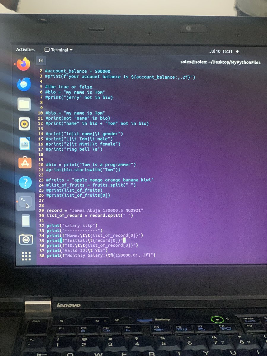 DevSolex's tweet image. Today class was a kind of hard . I nearly slept at the @blockfuselabs hub today cuz of the task given to us😂, our instructor @DimkaYilrit said no one will leave without finishing the task. We did it but after we suffer sha😂
Shout out to @blockfuselabs
#NOSIGNOFWEAKNESS