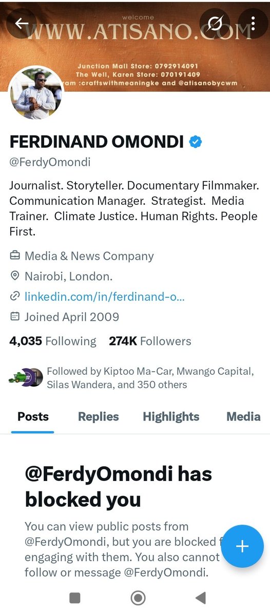 This son of the lake obsessed with Gachagua has blocked me for telling him the Truth. Awuoro 🤣🤣 #WeAreAllKenyans  #WeAreAllLuos