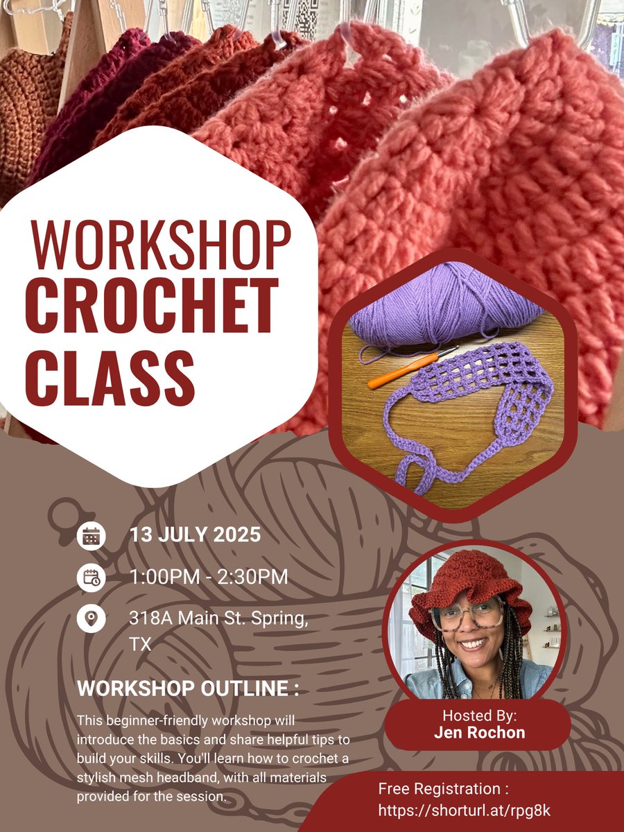 I’m out here living multiple lives lol very excited to host my first crochet class😁