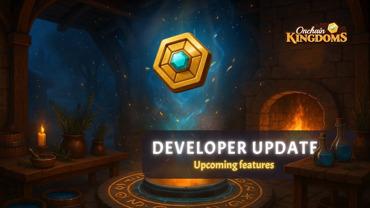 onchainkingdoms's tweet image. 🚨Onchain Kingdoms is evolving!
From $RUNE rewards to new staking levels, legacy bonuses, and our first EXO token sale on Solana — the Kingdom is changing for the better. 🏰⚔️
Dive into the full update on Discord 👇