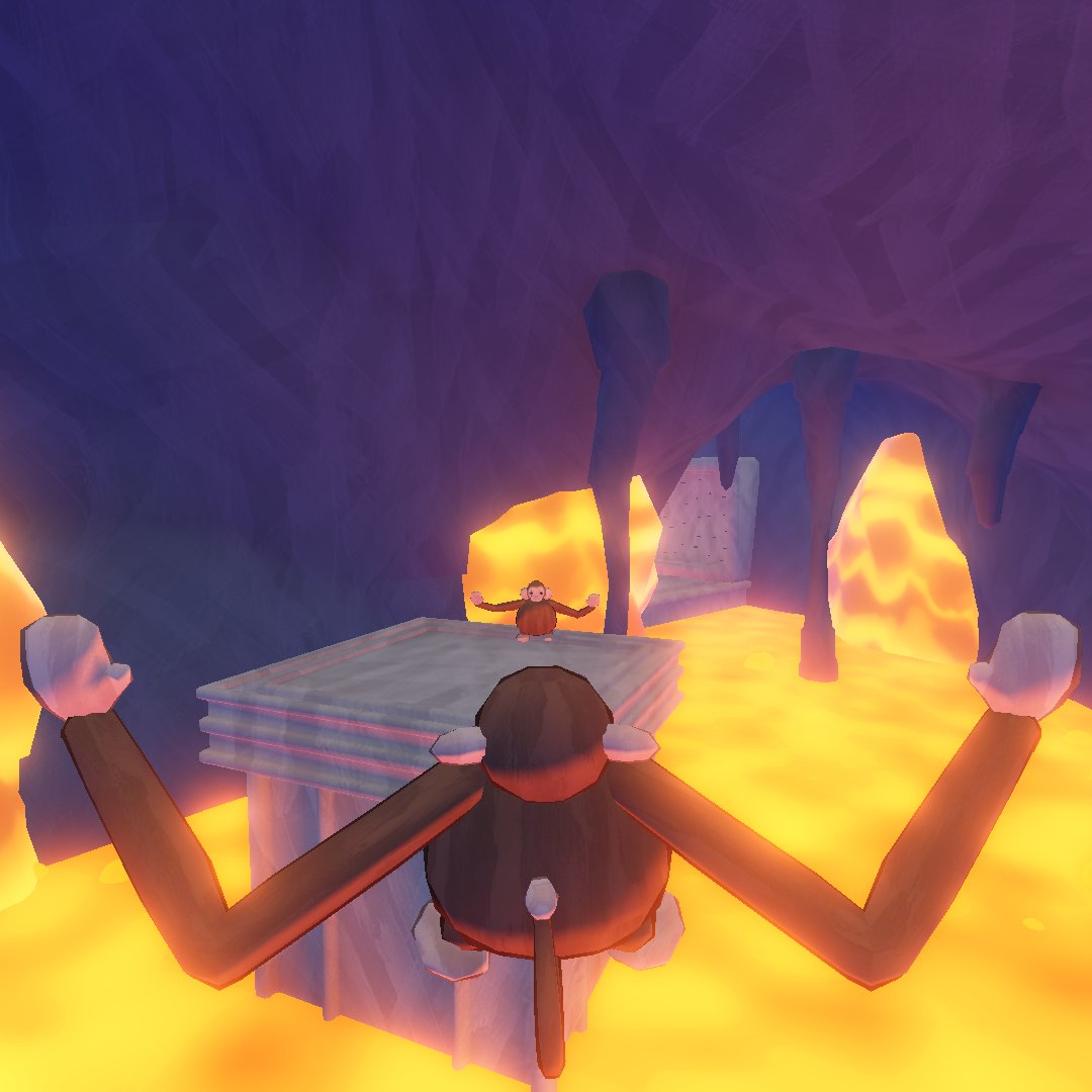 Wishlist Monkey Mania on Steam! 🎉

Monkey  Mania is a multiplayer chatroom party game I've been working on where  you swing through treetops, hang out, play tag, race, and monkey around!  🐒

#gamedev #indiegame #monkey #game #voicechat #godot #godotengine #animal